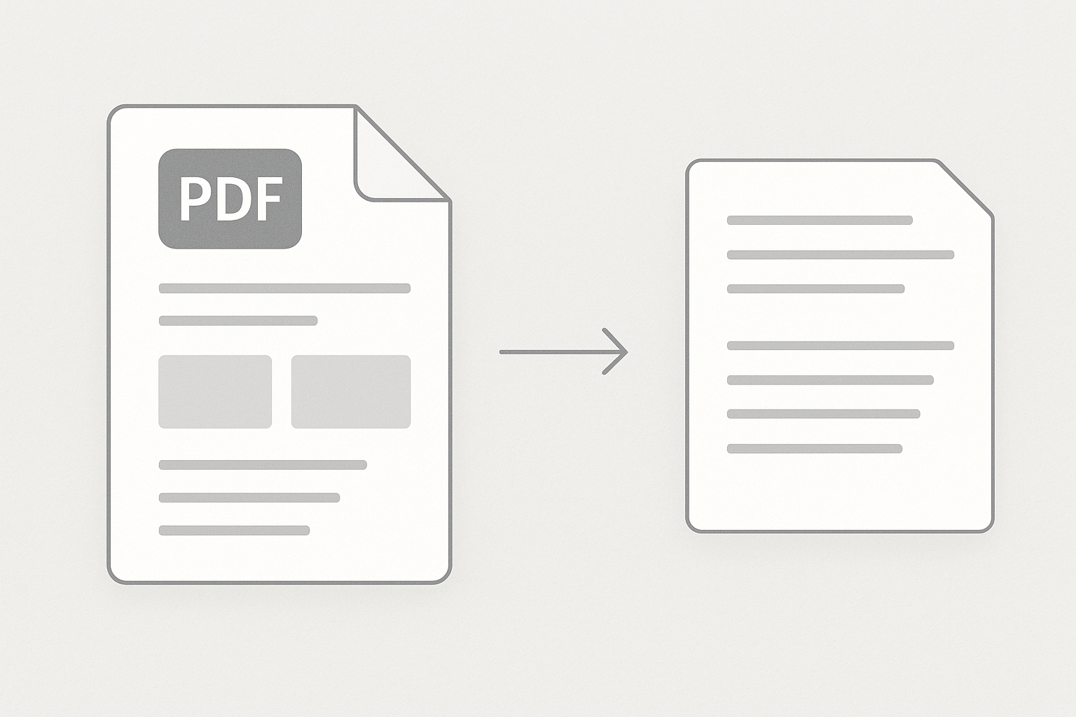 visual representation of PDF and document parsing No people text or numbers Primarily colour white