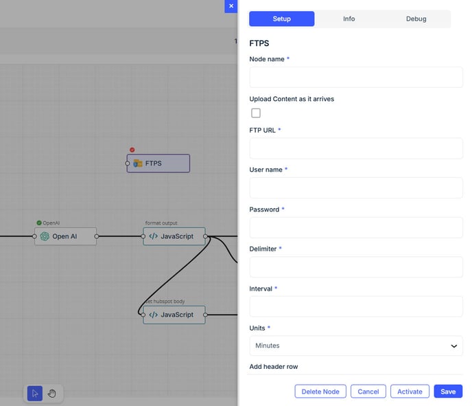 FTP-node