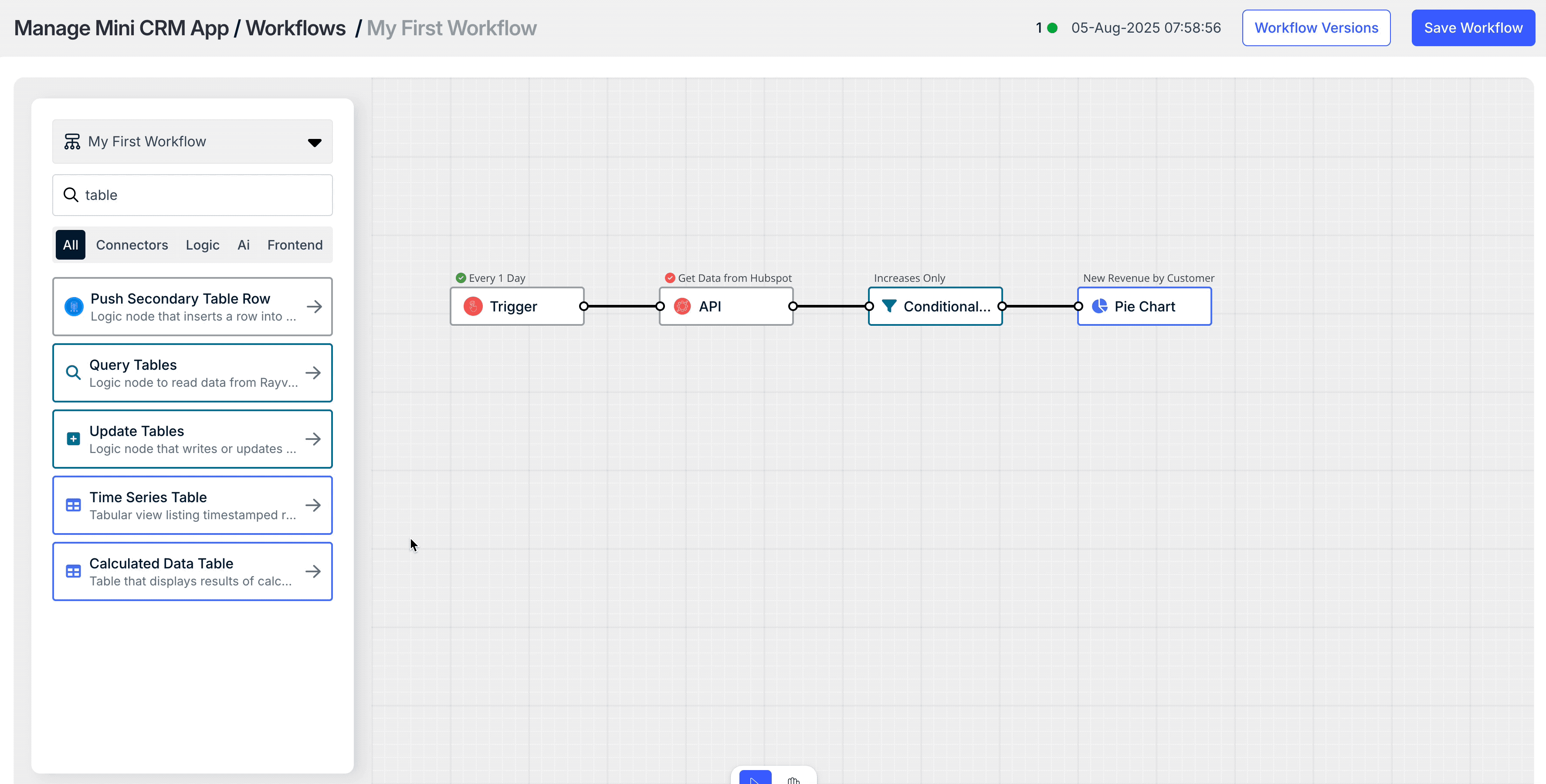 Getting Started with the Workflow Builder